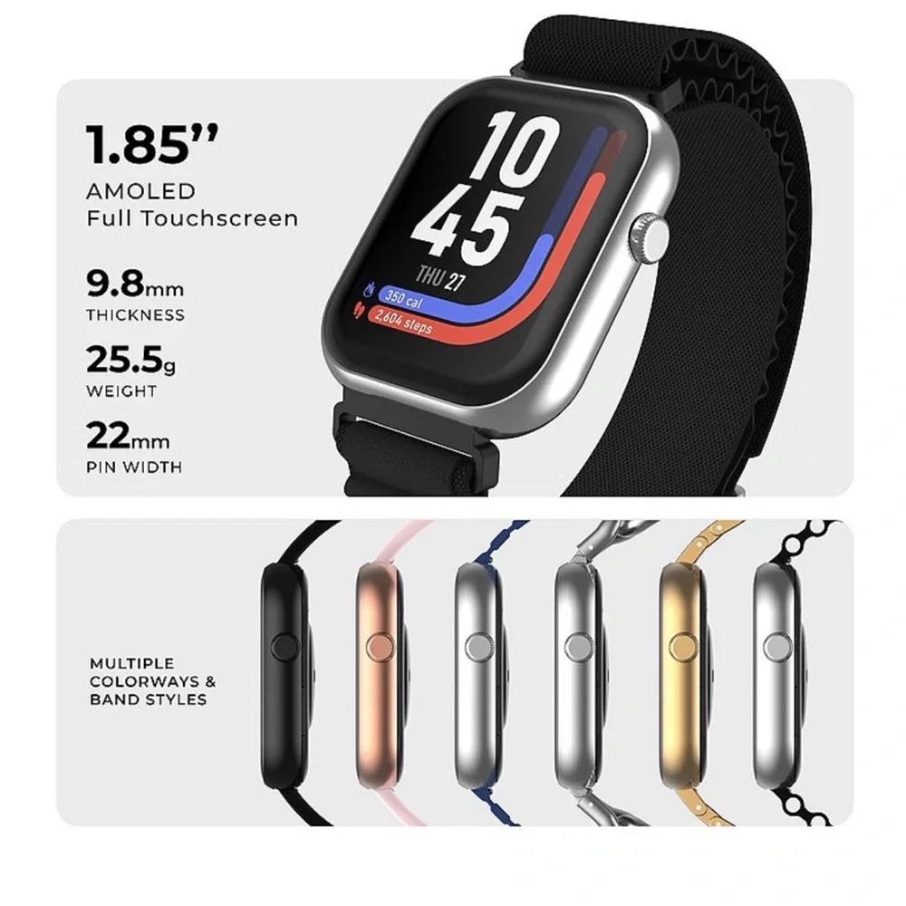 iTouch Air 5 Smartwatch AMOLED Bluetooth Calling Health Fitness Watch SEALED BOX
